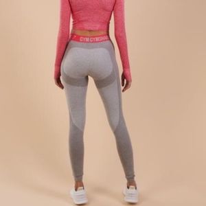 Gymshark Flex Grey Marl/Sherbert Pink